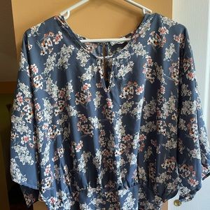 Sienna sky blouse